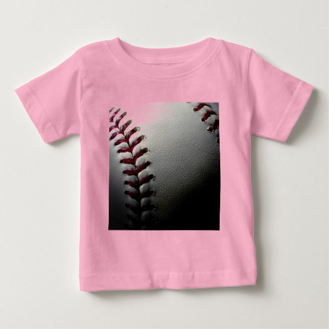 Camiseta Para Bebê Beisebol Fechado (Frente)