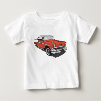 Camiseta Para Bebê Bel Air de Chevrolet - vermelho