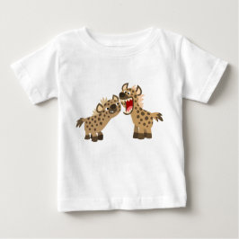 Camiseta Para Bebê Bela Caricatura De Teetos Grandes Hyenas Baby T-Sh