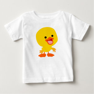 Camiseta Para Bebê Bela Caricatura Sorridente Camiseta Bebê T-Shirt