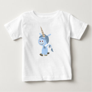 Camiseta Para Bebê Bela Cartoon Engraçada Unicorn Baby T Shirt