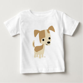 Camiseta Para Bebê Bela Cartoon Inquisitiva Cachorro Cachorro Camiset