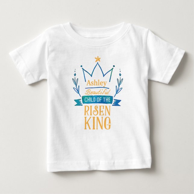 Camiseta Para Bebê Bela Criança da Risen King Tshirt (Frente)