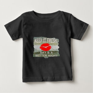 Camiseta Para Bebê Bela e perfeita salvação da data