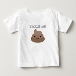 Camiseta Para Bebê Bela Passagem Para Mim, Poop Emoji