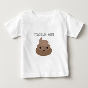Camiseta Para Bebê Bela Passagem Para Mim, Poop Emoji