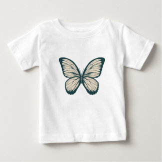 Camiseta Para Bebê Beleza da borboleta