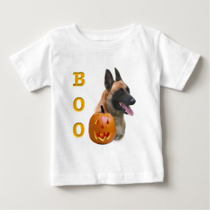 Camiseta Para Bebê Belga Malinois Boo