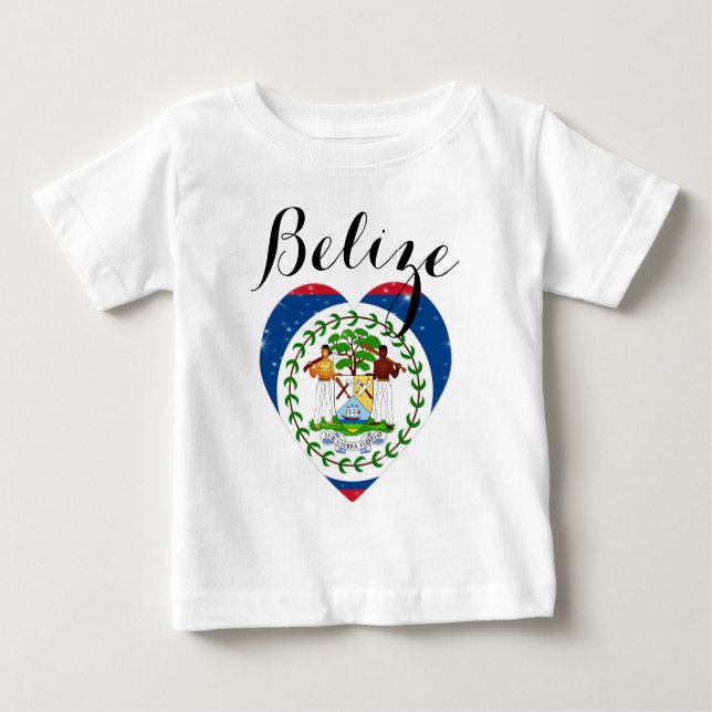 CAMISETA PARA BEBÊ BELIZE (Frente)