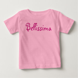 Camiseta Para Bebê Bellissima