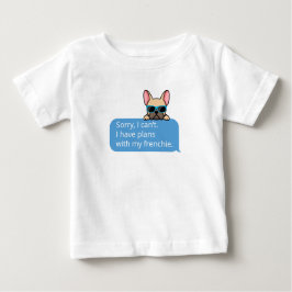 Camiseta Para Bebê Belo Buldogue Francês