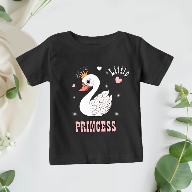 Camiseta Para Bebê Belo cisne (Criador carregado)