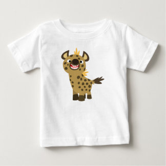 Camiseta Para Bebê Belo desenho animado Hyena Baby T-Shirt