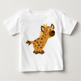 Camiseta Para Bebê Belo desenho animado Hyena Baby T-Shirt