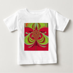 Camiseta Para Bebê Belo design vermelho. Co vetor de inspiração