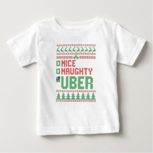 Camiseta Para Bebê Belo dote Uber Engraçado Presente de Natal