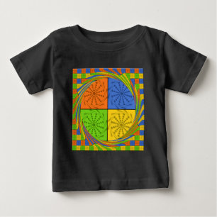 Camiseta Para Bebê Belo padrão egípcio: um Design surpreendente