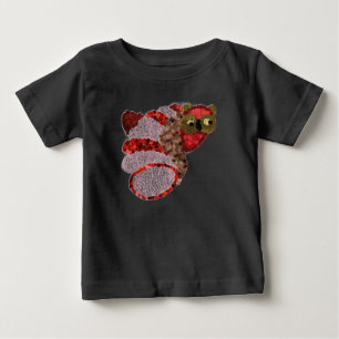 Camiseta Para Bebê Belo traje de Roupa orgânico