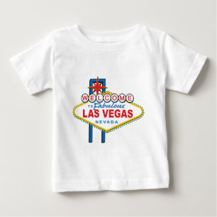 Camiseta Para Bebê Bem-vindo a Las-Vegas