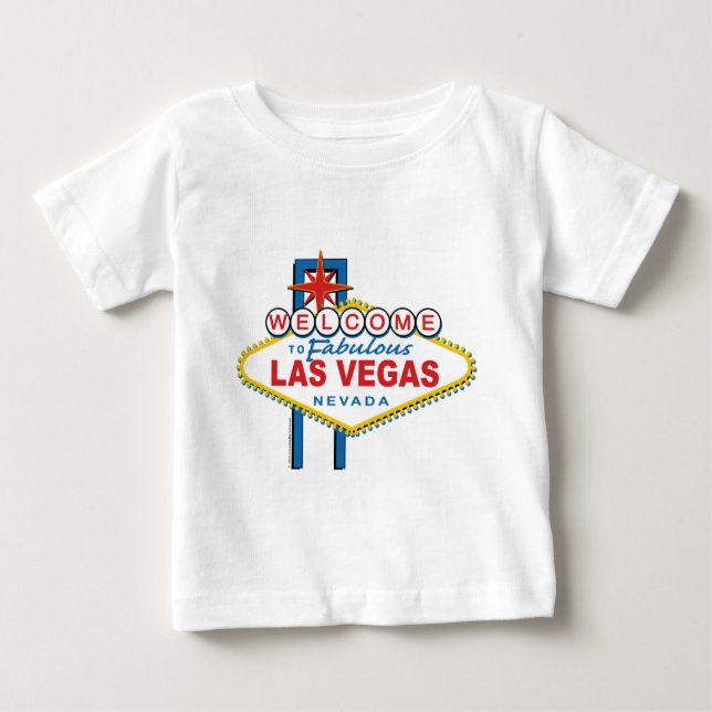 Camiseta Para Bebê Bem-vindo a Las Vegas (Frente)