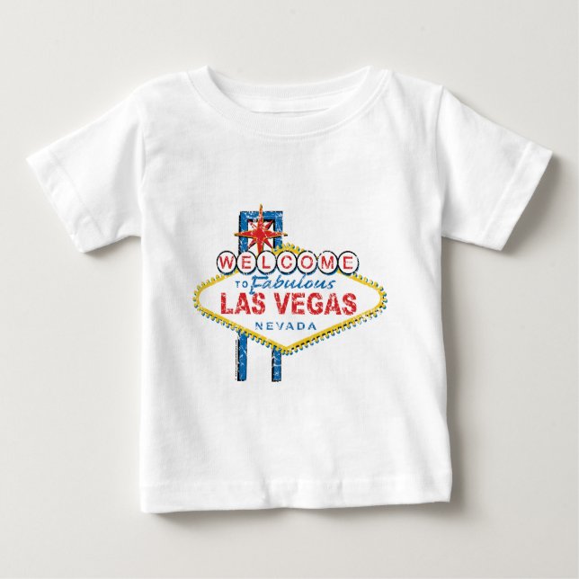 Camiseta Para Bebê Bem-vindo a Las Vegas Fabulosa (Frente)