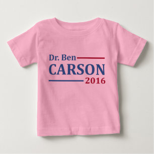 Camiseta Para Bebê Ben Carson 2016