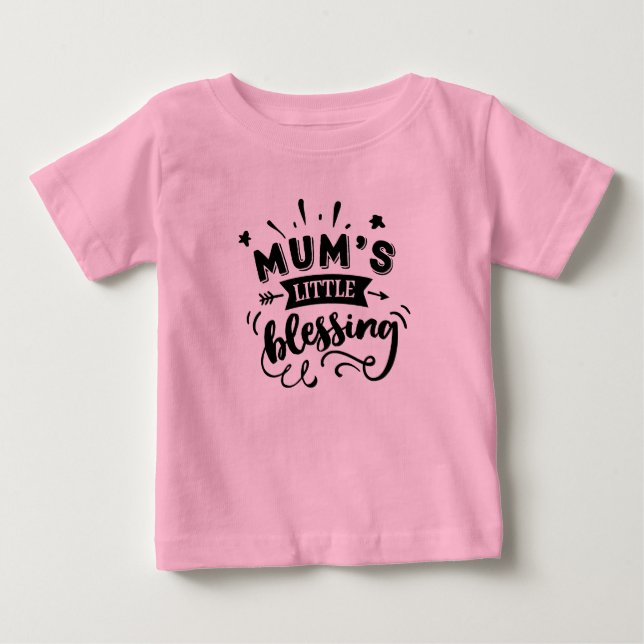 Camiseta Para Bebê Bênção da Mamãe (Frente)