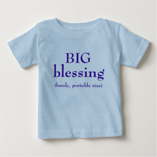 Camiseta Para Bebê Bênção GRANDE