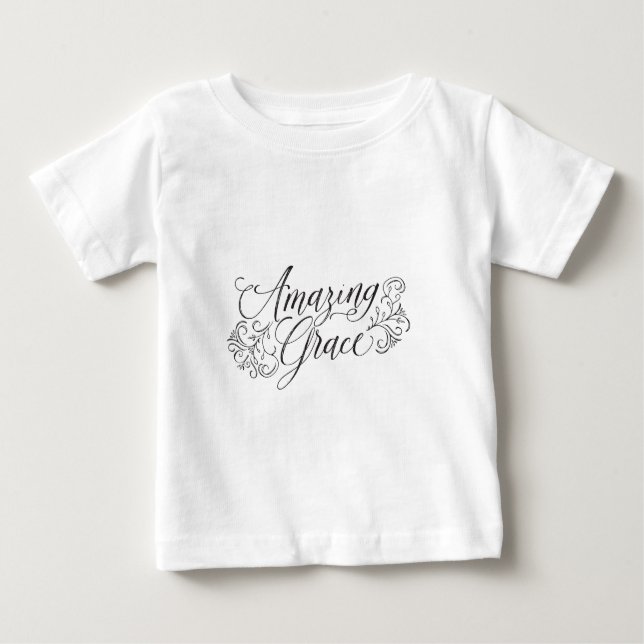 Camiseta Para Bebê Benevolência surpreendente (Frente)