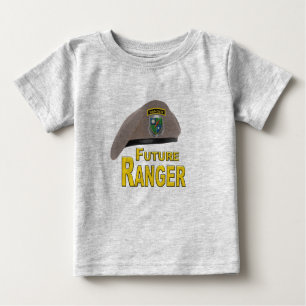 Camiseta Para Bebê Beret, Futuro Ranger Adoravelmente Bonito