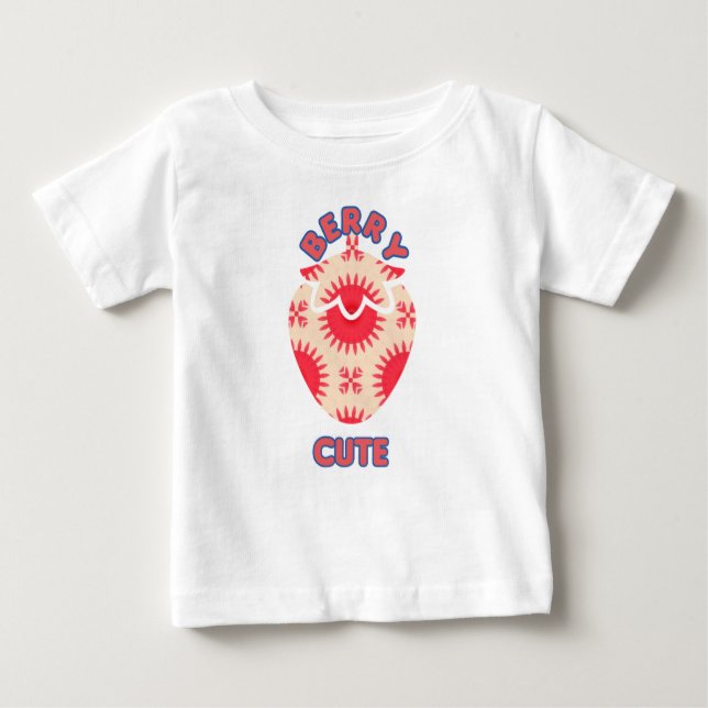 Camiseta Para Bebê BERRY CUTE T-Shirt (Frente)