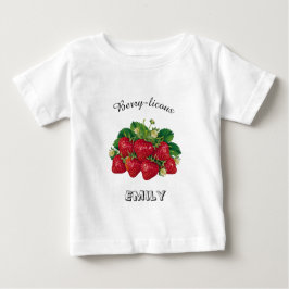 Camiseta Para Bebê Berry-licous