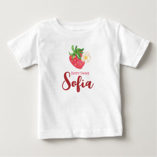 Camiseta Para Bebê Berry Sweet T Shirt