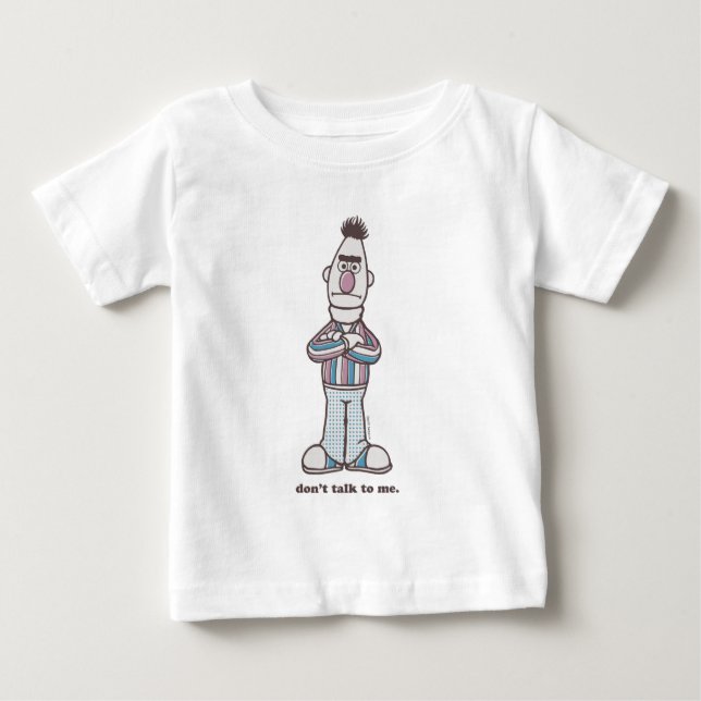 Camiseta Para Bebê Bert | Não Fale Comigo (Frente)