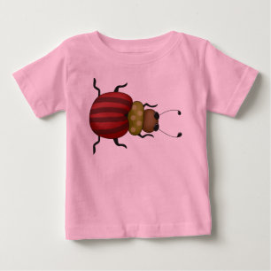 Camiseta Para Bebê Besouro pequeno