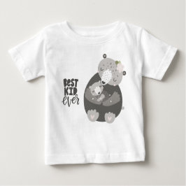 Camiseta Para Bebê Best kid ever