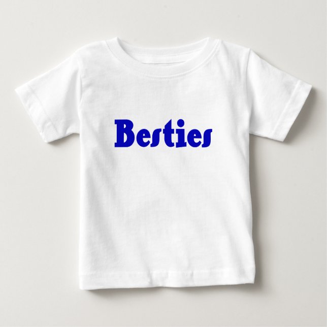 Camiseta Para Bebê Besties (Frente)