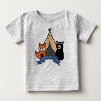 Camiseta Para Bebê Bicarbonato de Woodland, Menino, seja corajoso