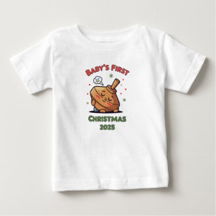 Camiseta Para Bebê Bicho de Estimação: Pião Adormecido Primeiro Bri