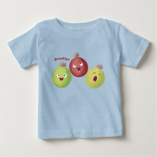 Camiseta Para Bebê Bicho de groselha canta
