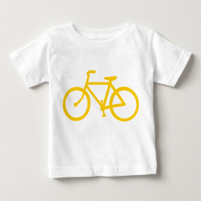 Camiseta Para Bebê Bicicleta (Frente)