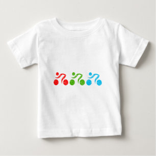 Camiseta Para Bebê Bicicleta