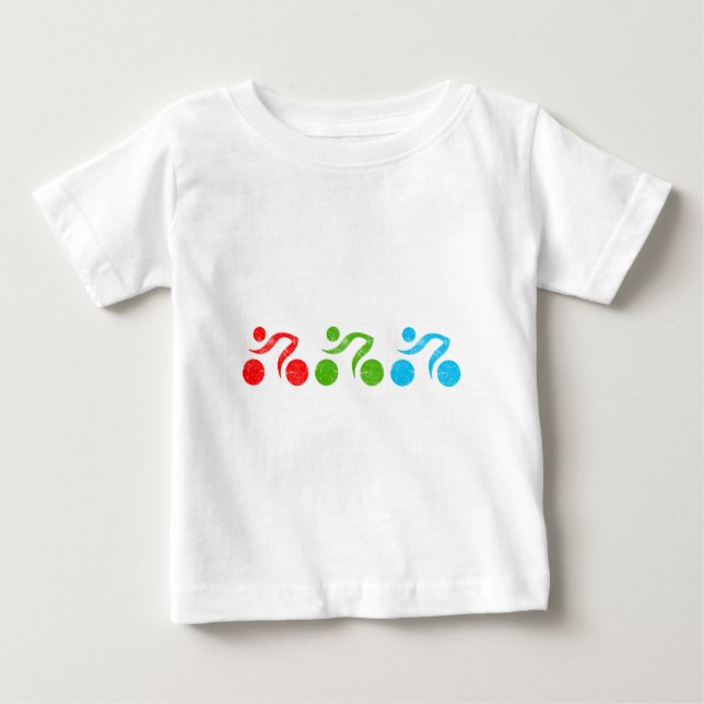 Camiseta Para Bebê Bicicleta (Frente)