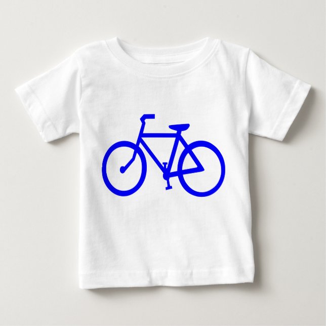 Camiseta Para Bebê Bicicleta (Frente)