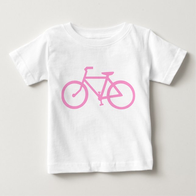 Camiseta Para Bebê Bicicleta (Frente)