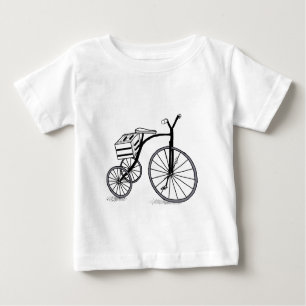 Camiseta Para Bebê Bicicleta com 3 rodas