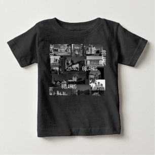 Camiseta Para Bebê Bielorrússia Б е л а р у с ь Minsk Grodno