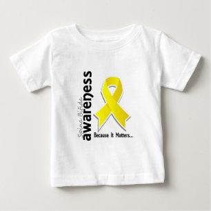 Camiseta Para Bebê Bifida espinal da consciência 5