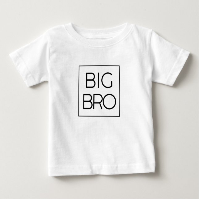 CAMISETA PARA BEBÊ BIG BRO (Frente)