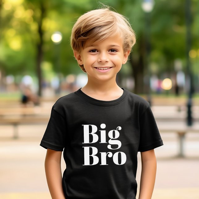Camiseta Para Bebê Big Bro | Família Irmão Correspondente (Criador carregado)